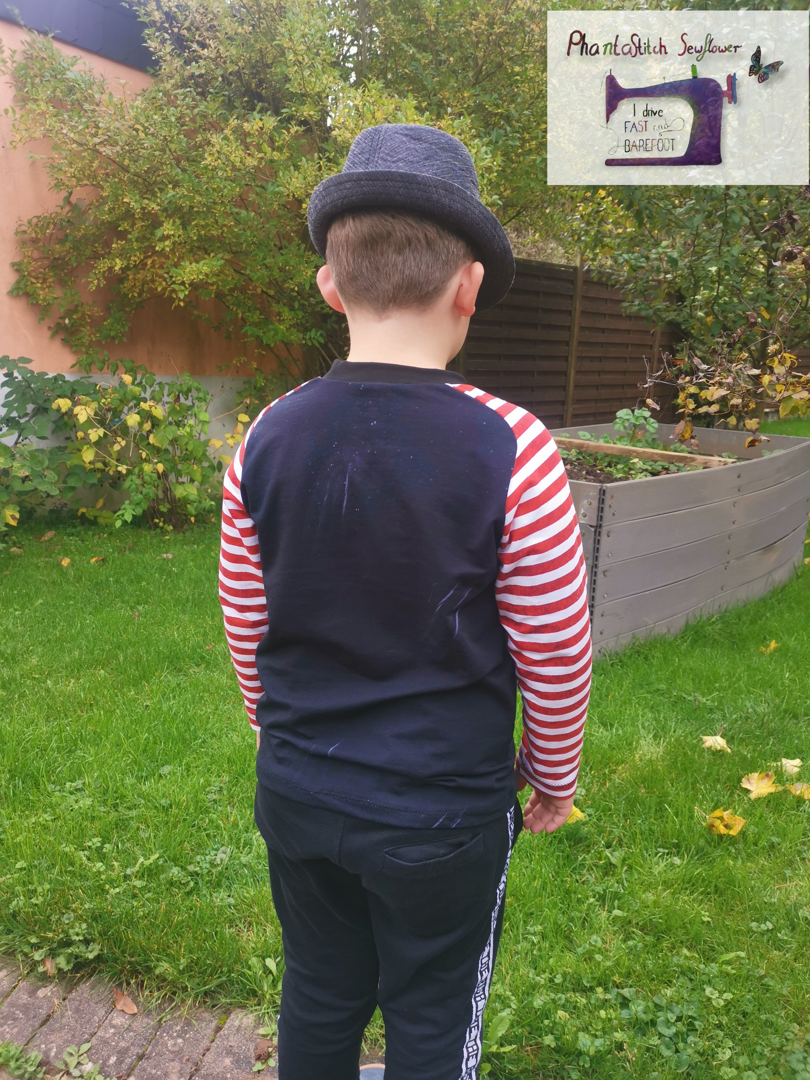 Père - enfant coupe raglan Genn & Glenni comme un papier découpé