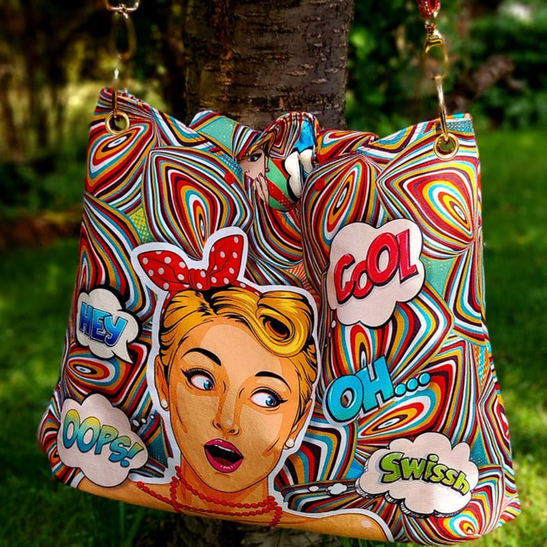 Taschen mit fertigen Stenzo Taschenpanelen nähen