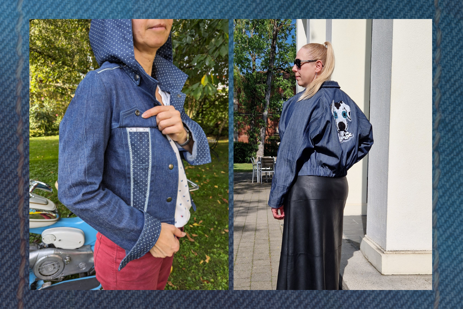 Jeansjacke nähen und individualisieren: So wird sie einzigartig