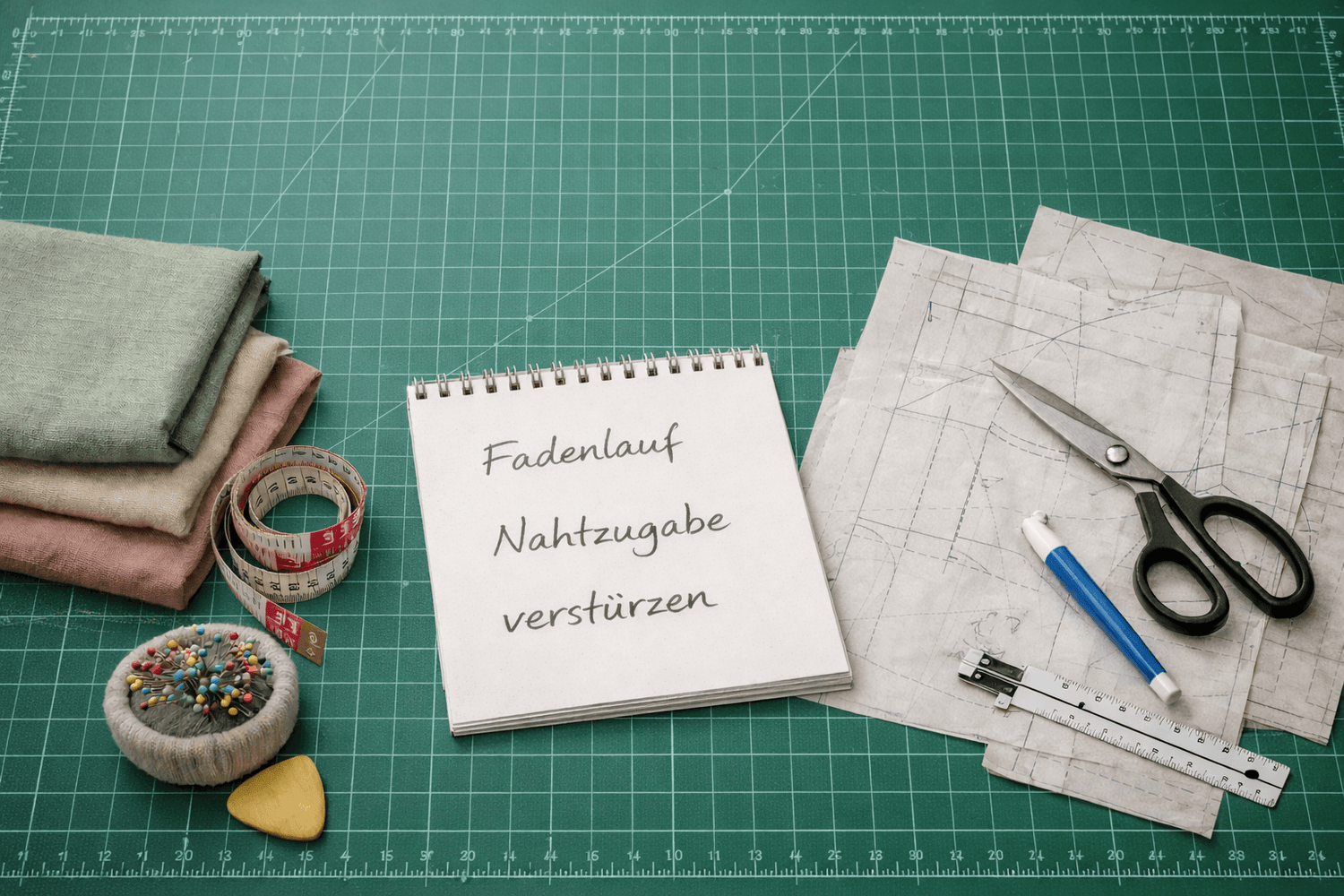 Fachbegriffe in Nähanleitungen einfach erklärt für Anfänger