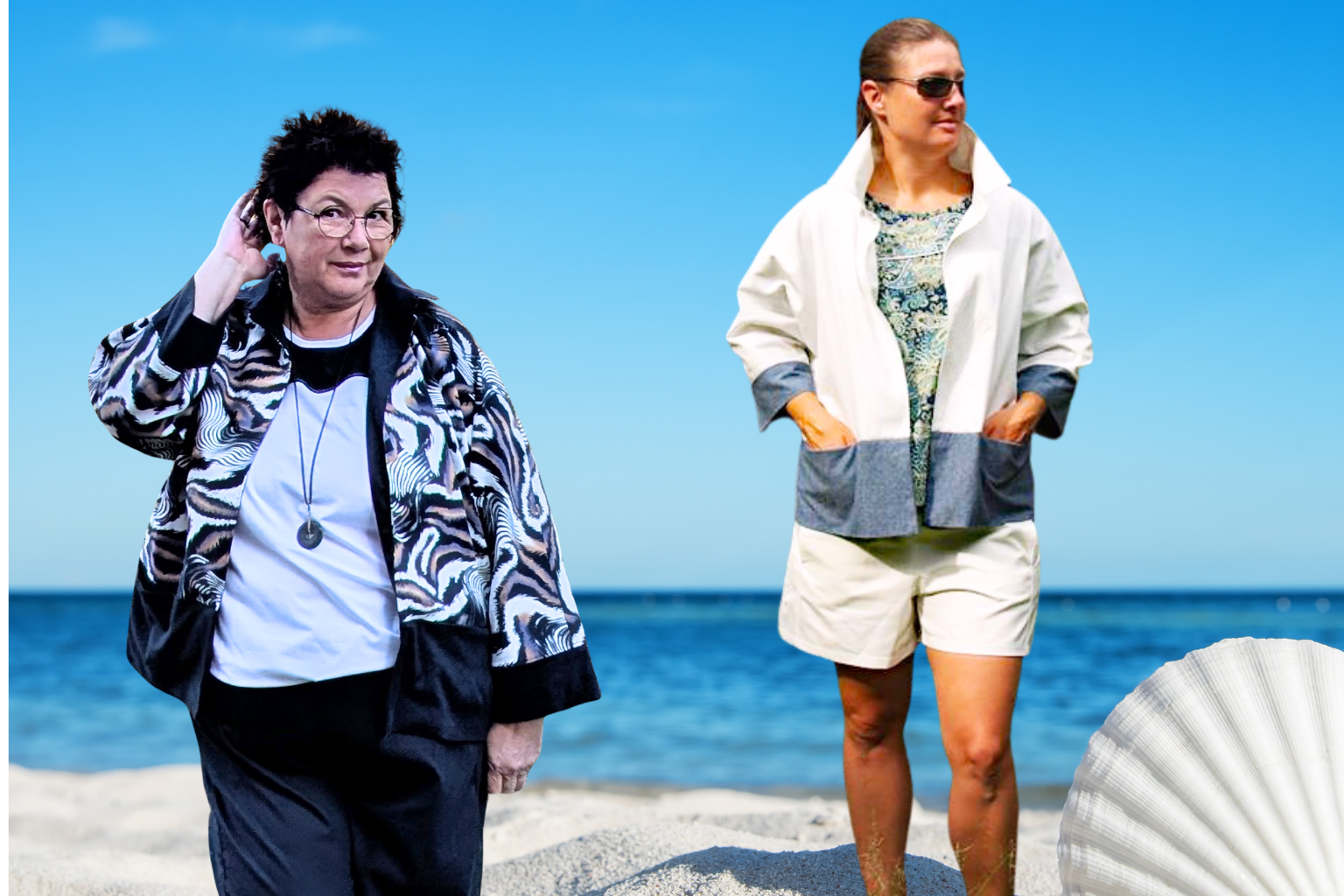 Leichte Sommer Jacke Heide nähen: Kimono für Einsteiger