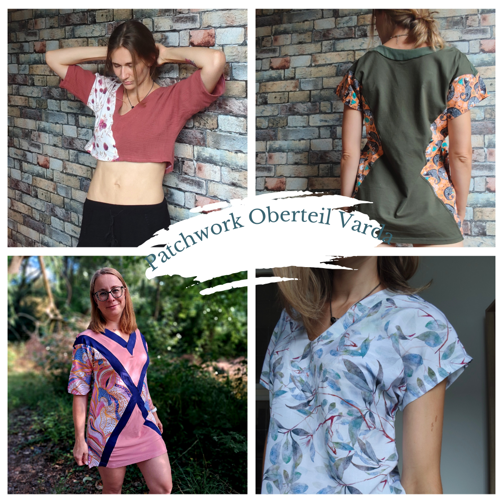 Varda Patchwork Top Sewing Pattern