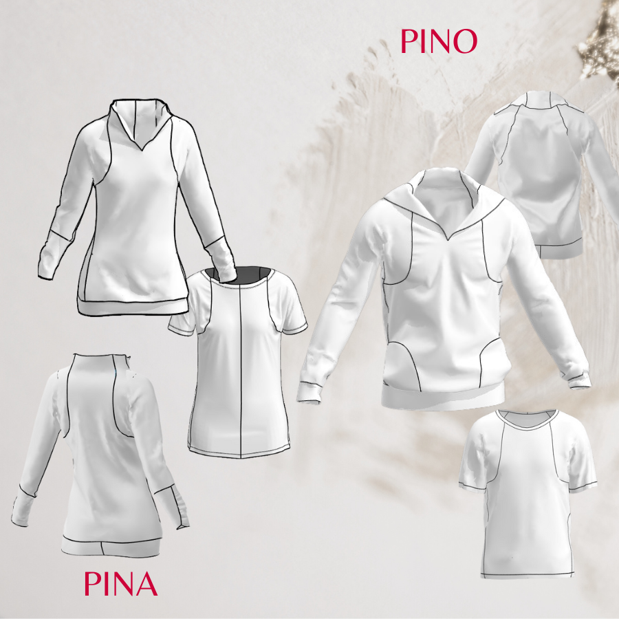 Partner Shirtschnitt Pina & Pino