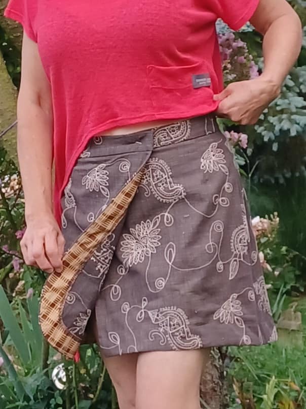 Yucca wrap skirt pattern