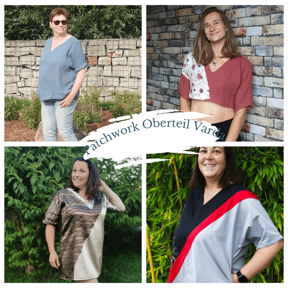 Varda Patchwork Top Sewing Pattern