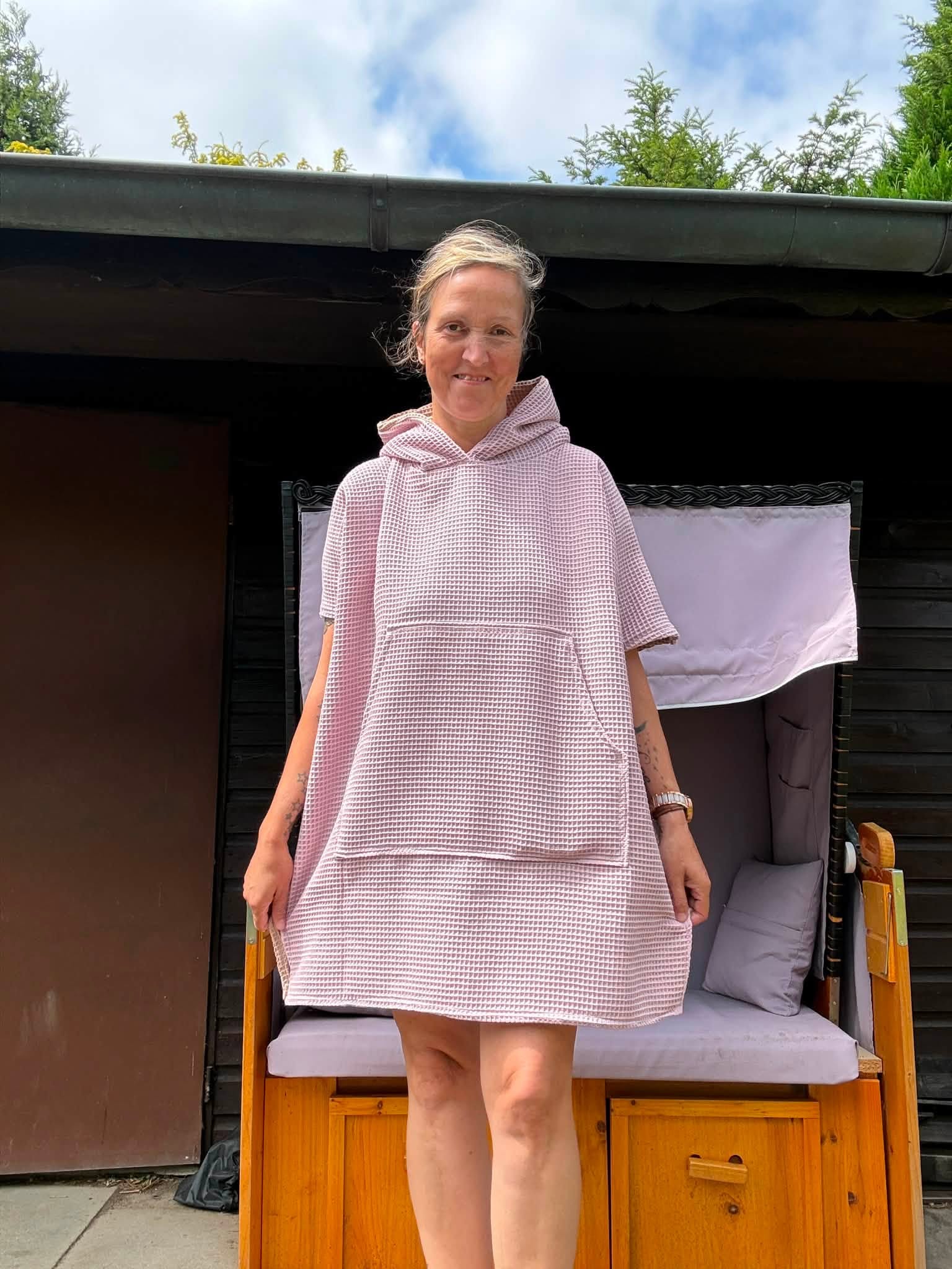 Schnittmuster Badeponcho HOSTA – kuscheliger Badeponcho für Groß & Klein