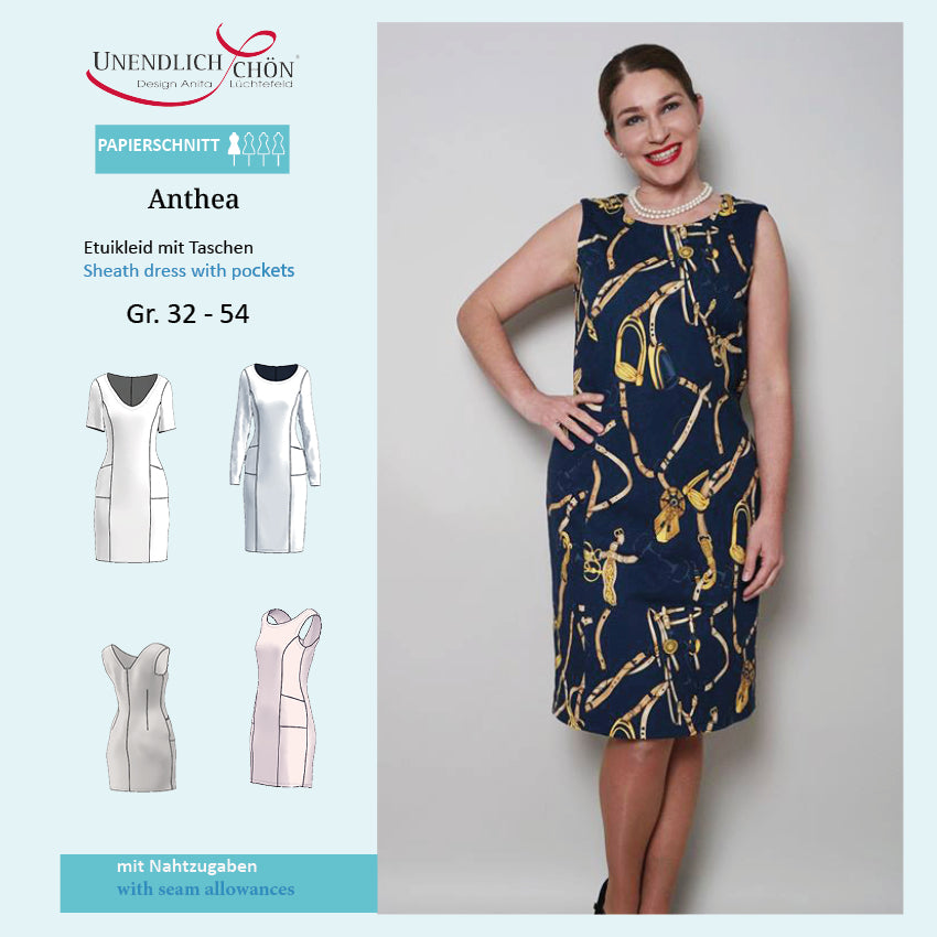 Anthea sheath dress pattern