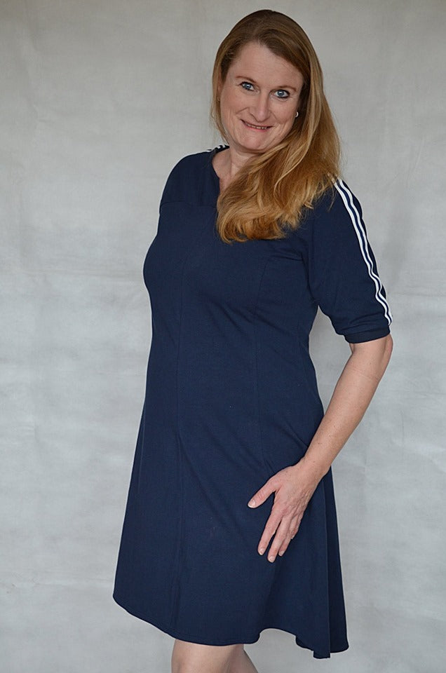 Schnittmuster Ginger Raglan Kleid