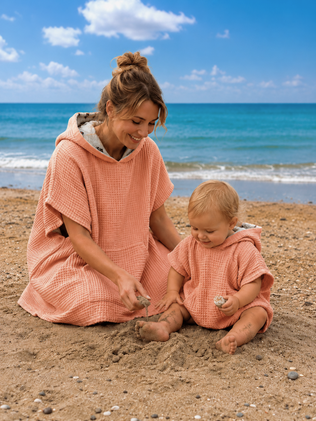 Schnittmuster Badeponcho HOSTA – kuscheliger Badeponcho für Groß & Klein