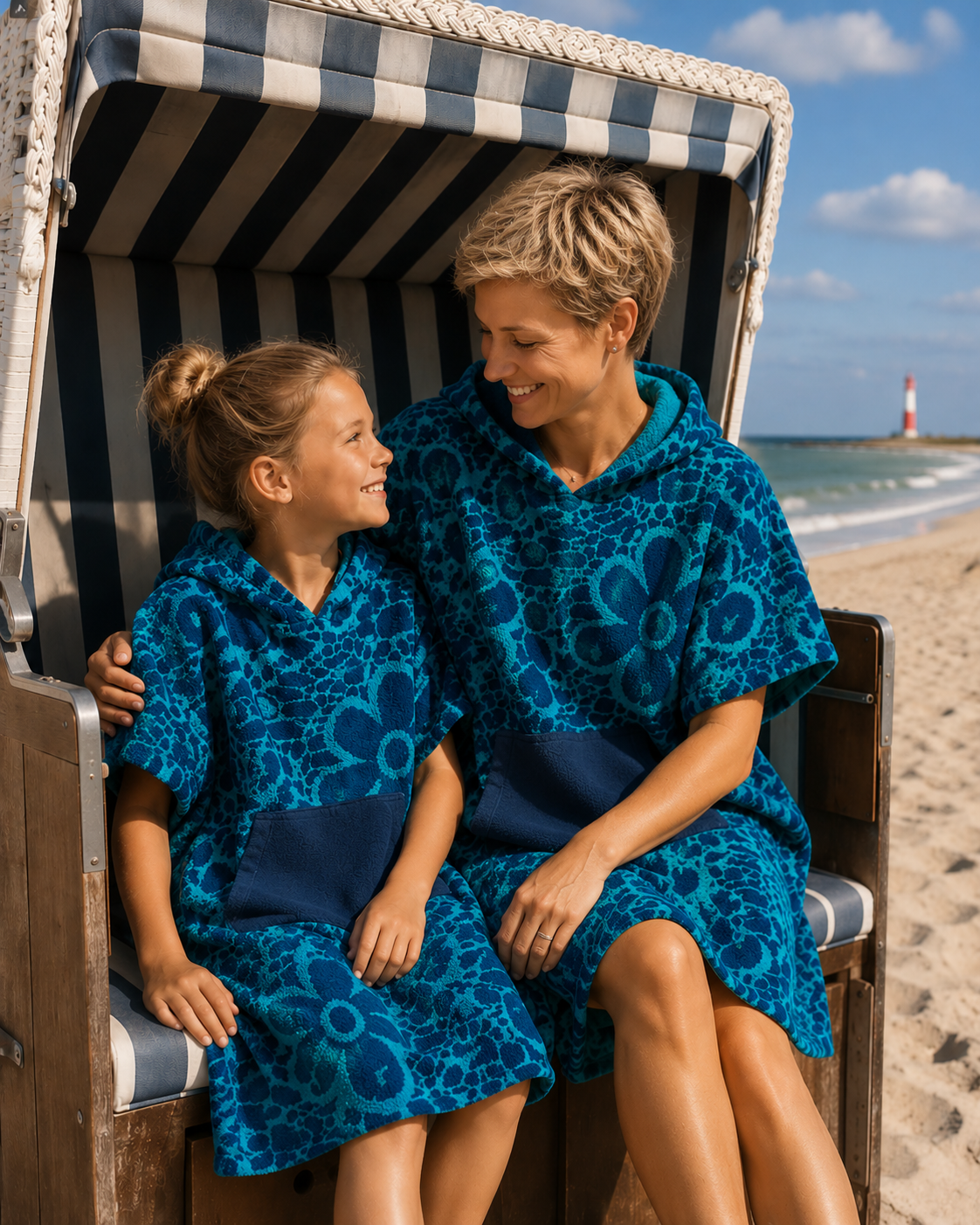 Schnittmuster Badeponcho HOSTA – kuscheliger Badeponcho für Groß & Klein