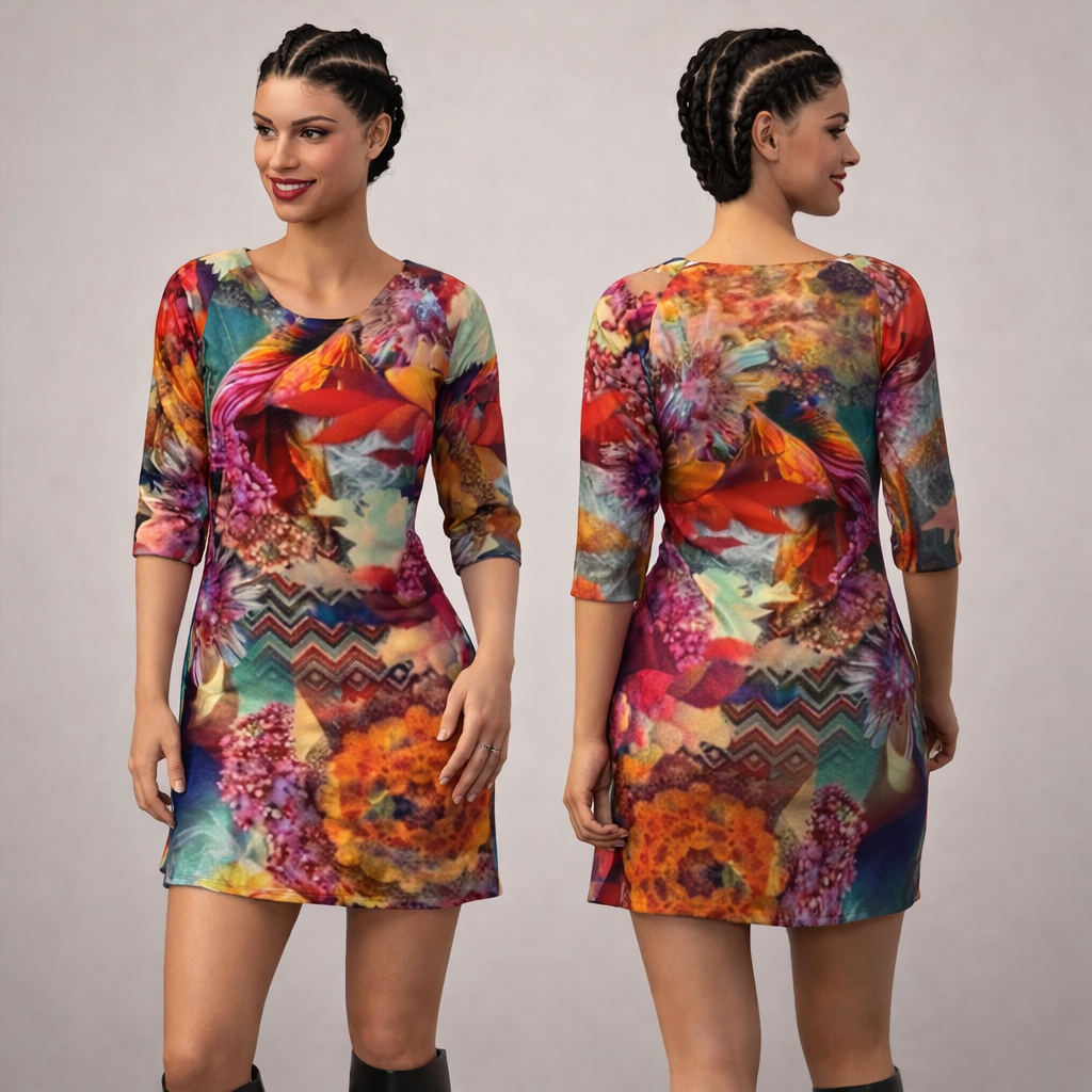 Stenzo Panel Flowers and Ornaments 