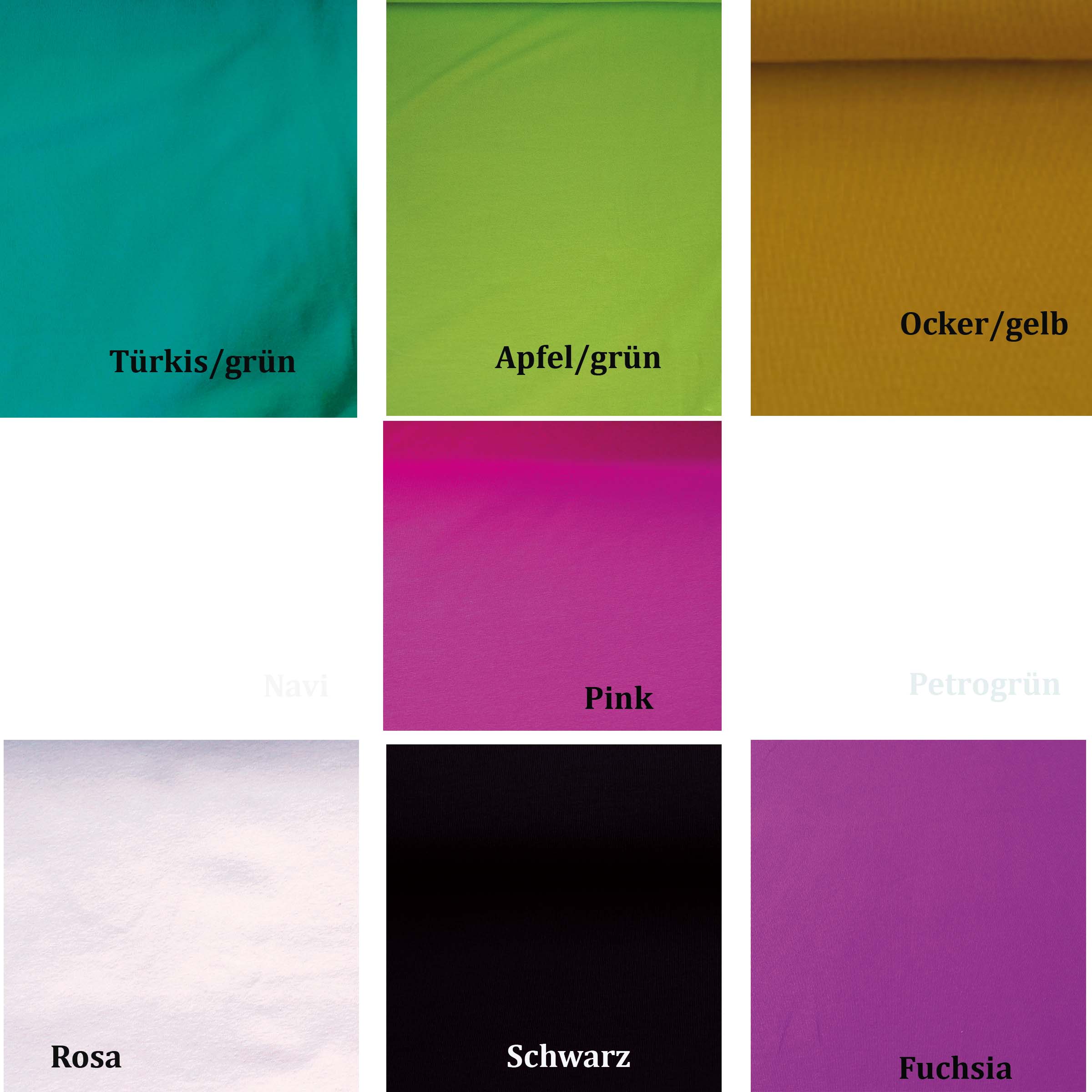 Plain cotton jersey in many colors 