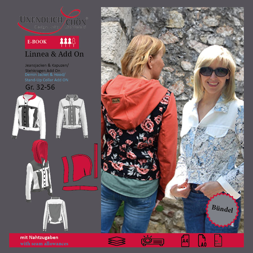 Veste en jean Linnea et forfait eBook Add ON