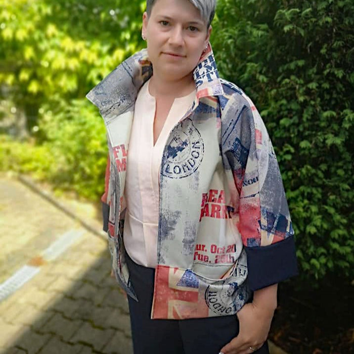 Leichte Sommer Jacke Heide lässig kombiniert