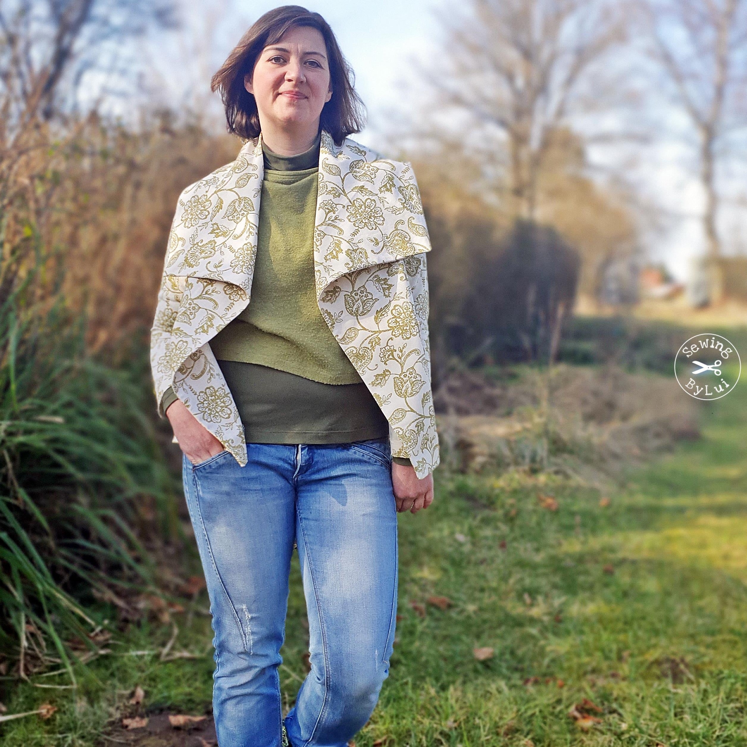 Patron de couture cardigan à pois