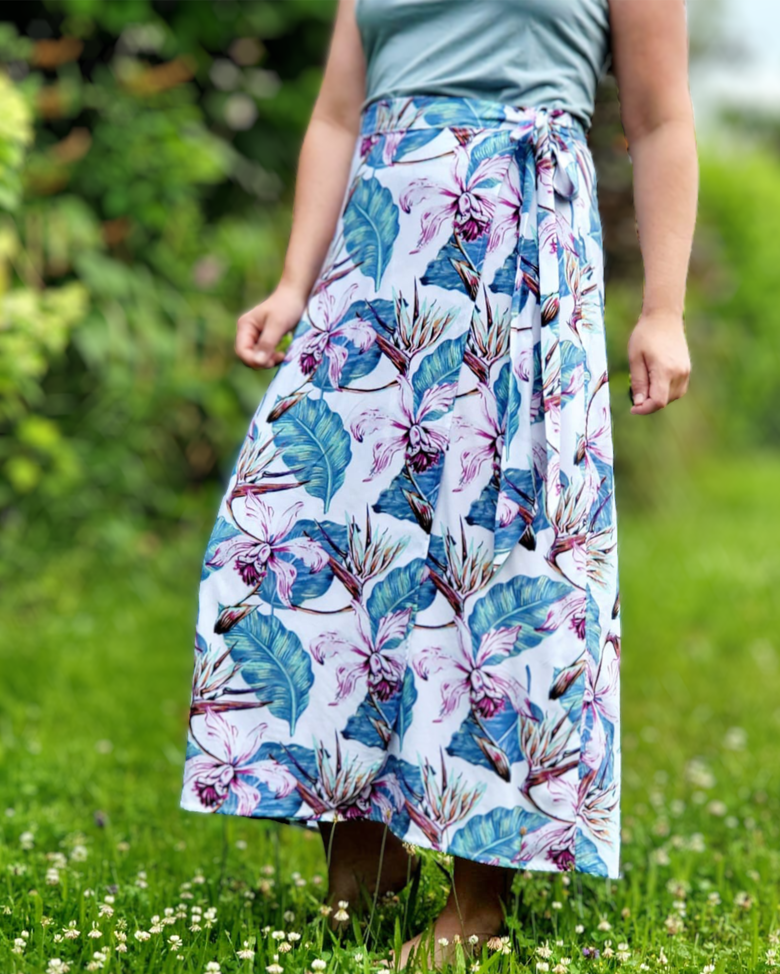 Yucca wrap skirt pattern