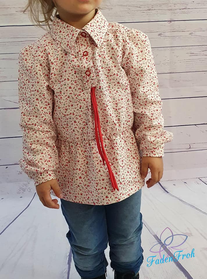 ArianeMini shirt-blouse children's sewing pattern