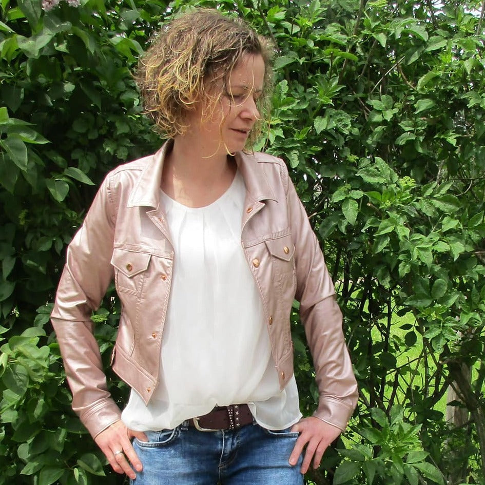 Coupe veste en jean Linnea