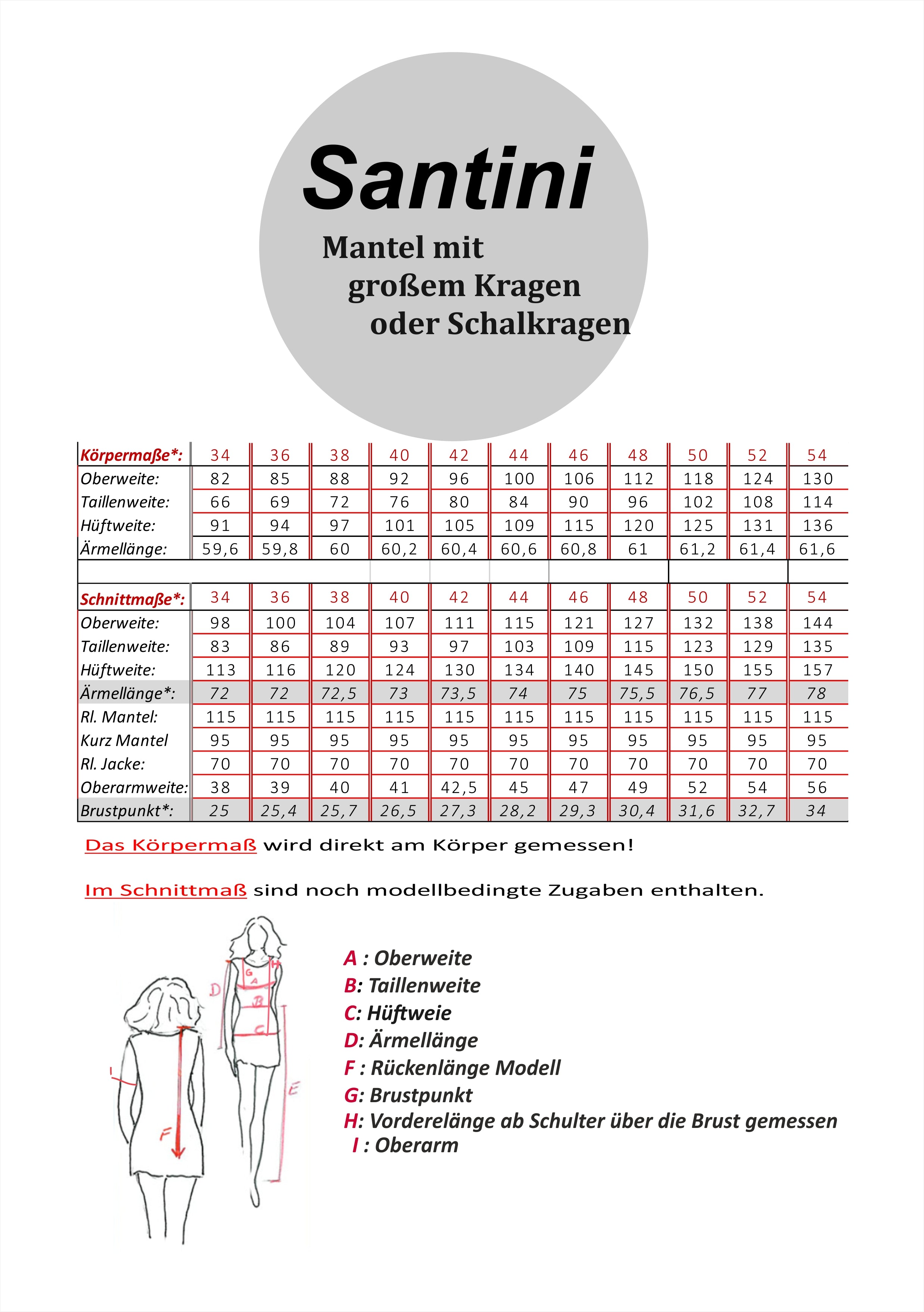 Santini Mantelschnitt mit Kuschelkragen