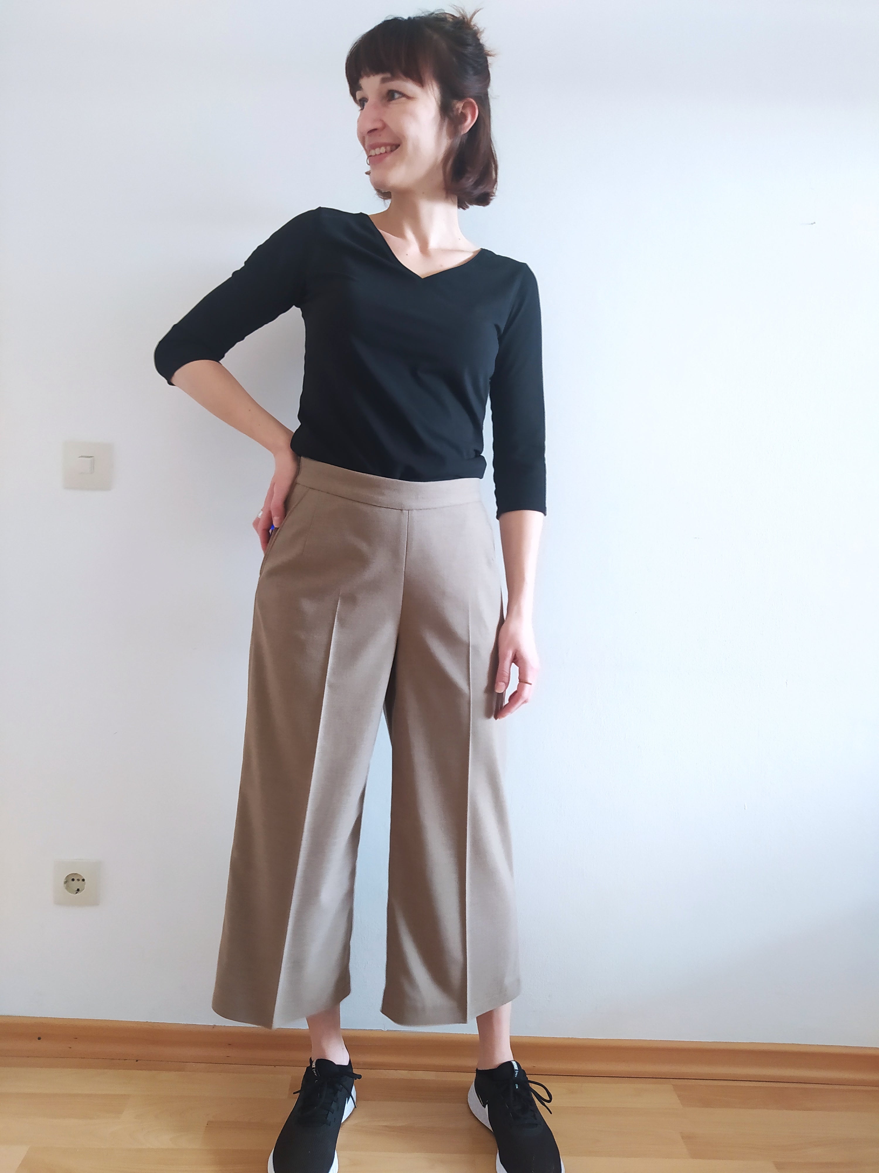 Marlene trouser cut Vinca