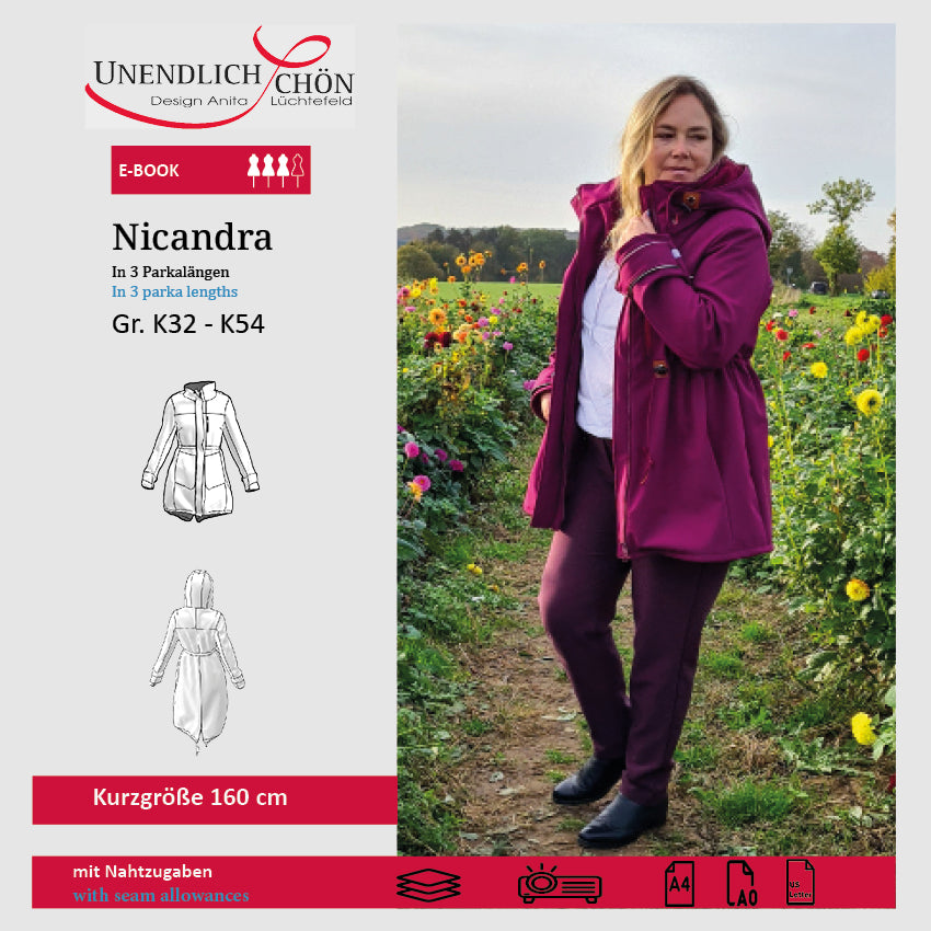 Nicandra Parka Schnitt