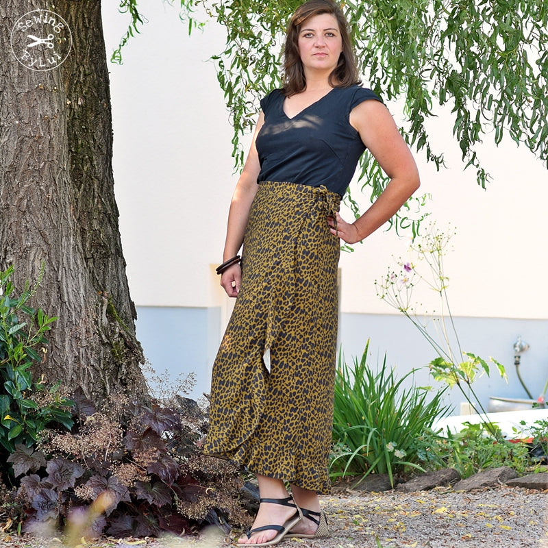 Yucca wrap skirt pattern