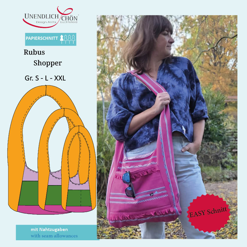 Schnittmuster Tasche Rubus