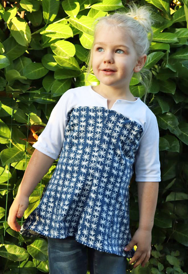 Patron de robe raglan mère-enfant gingembre