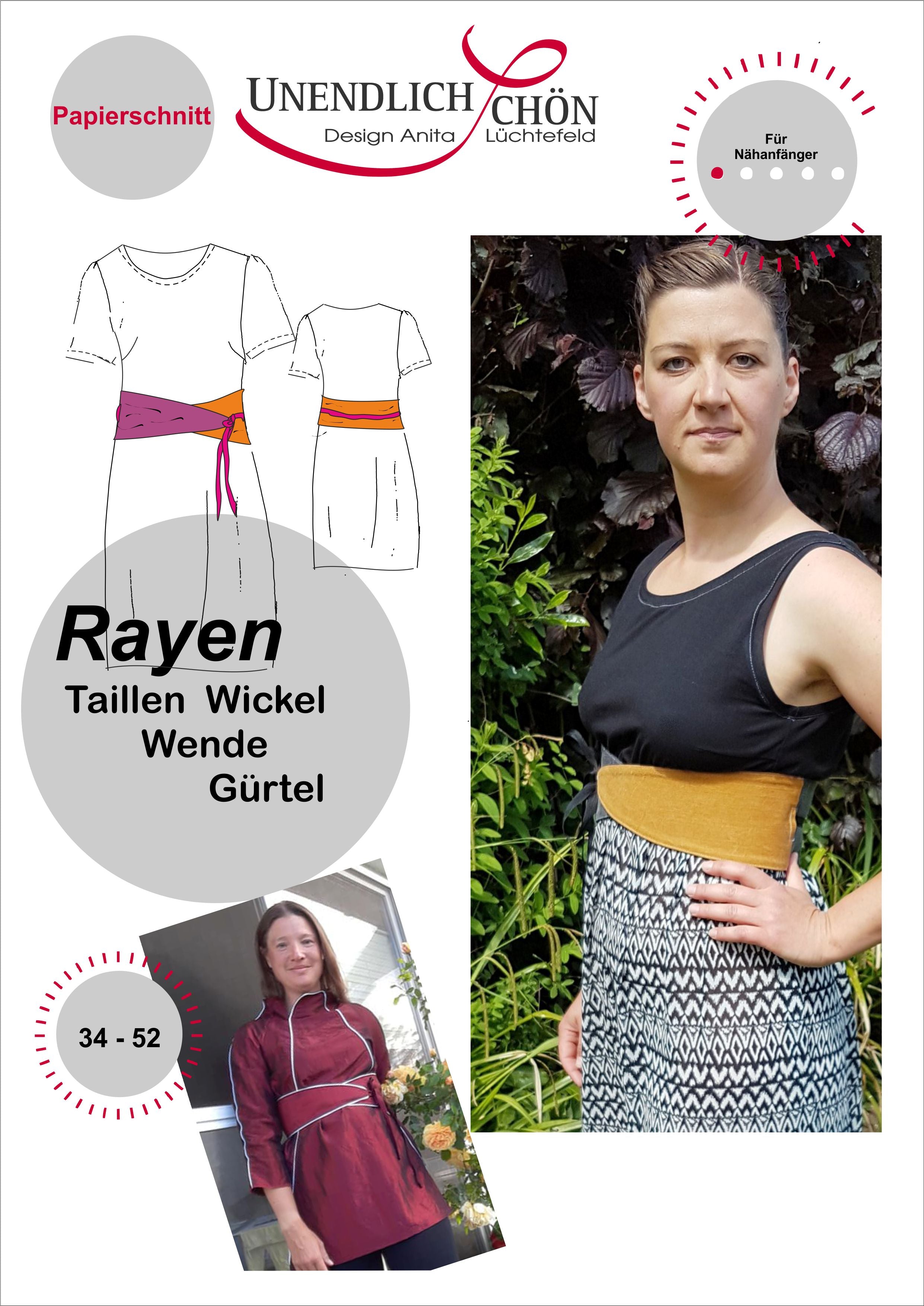 Rayen waist wrap reversible belt