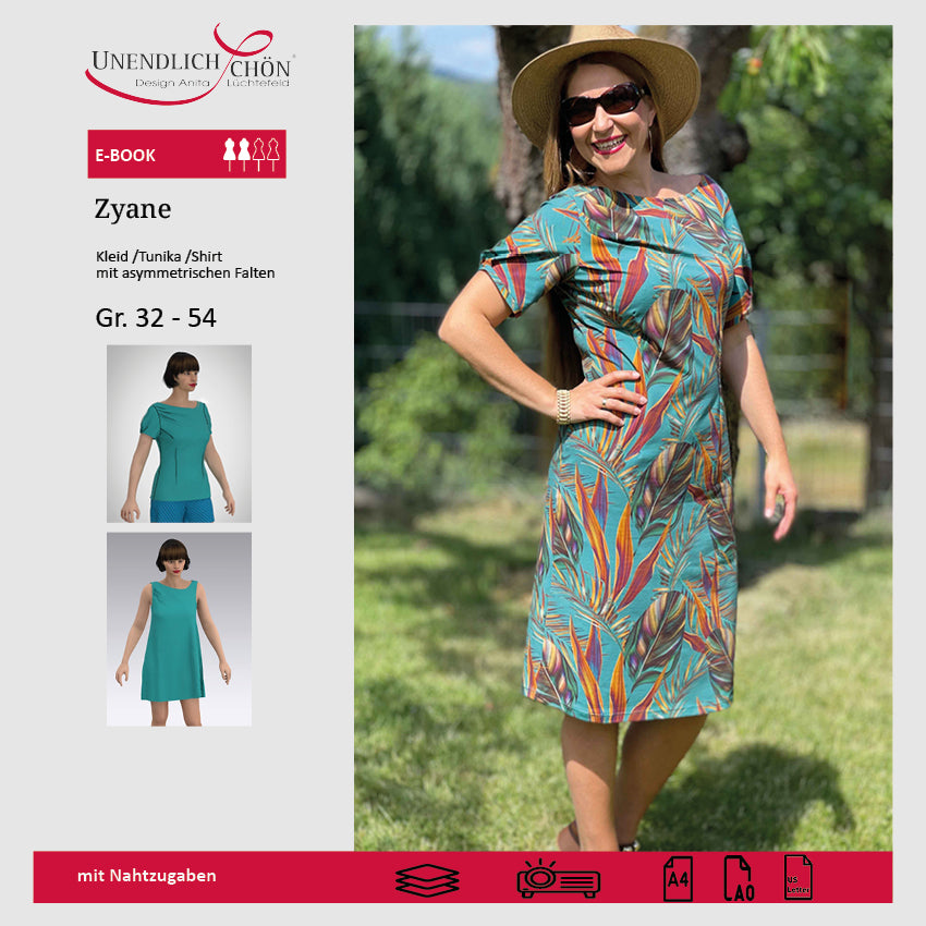 Zyane dress pattern