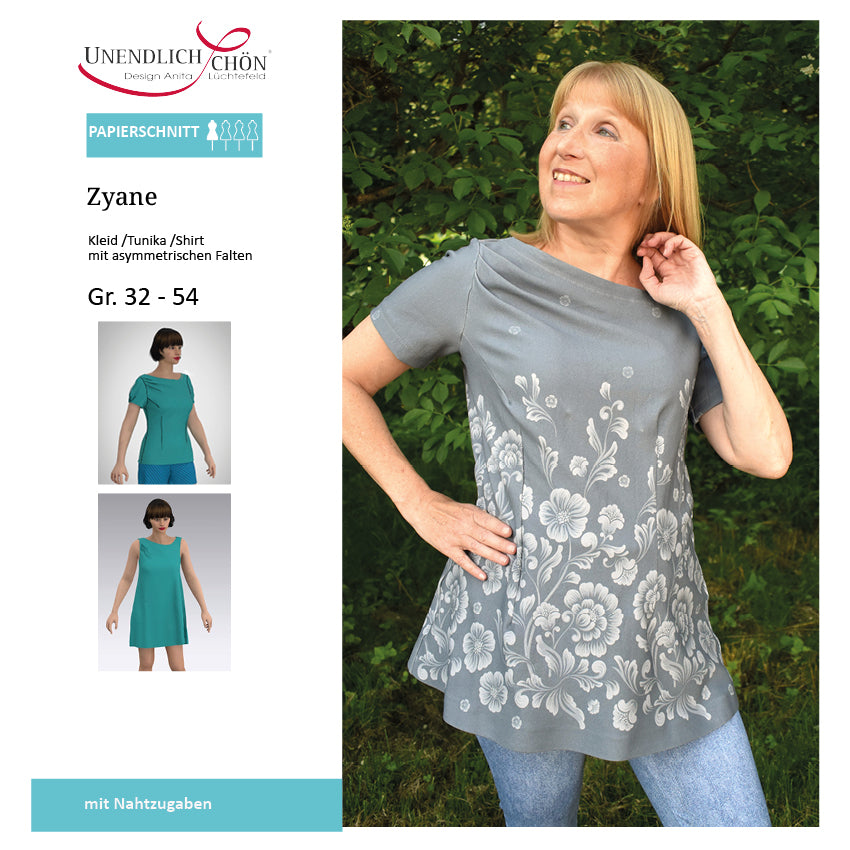 Zyane dress pattern