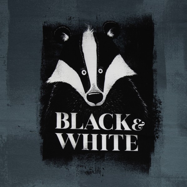 Black &amp; White Badger Panel by Thorsten Berger
