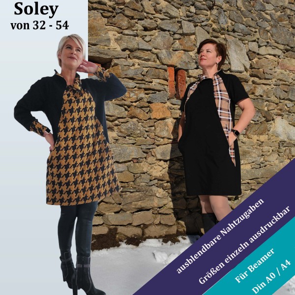 Kleider - Tunika Schnitt Soley in A-Form als eBook
